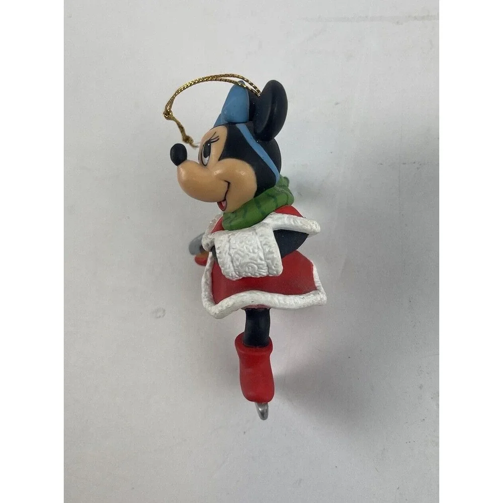 Vintage Disney Grolier Ice Skating Minnie Mouse‎ The Magic of Christmas Ornament